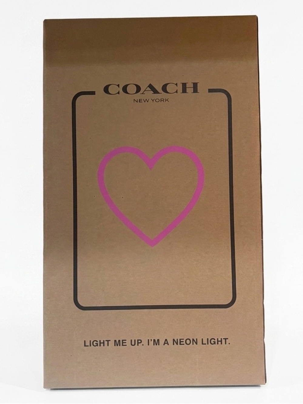 COACH Pink Heart LED Neon Accent Lamp - Picture 4 of 8